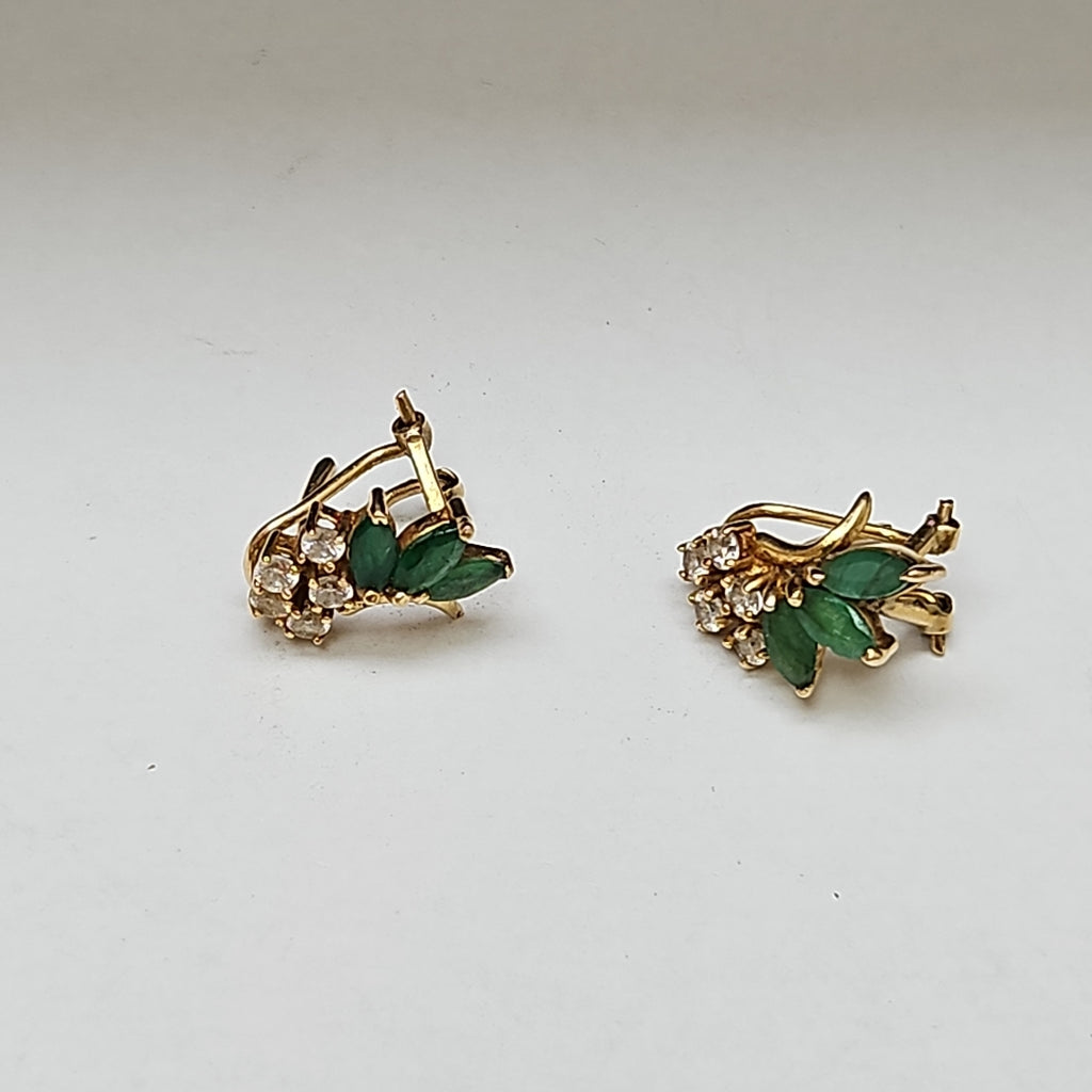 ARETES PAR ORO 14 K 4 GRMS (SEMINUEVO)
