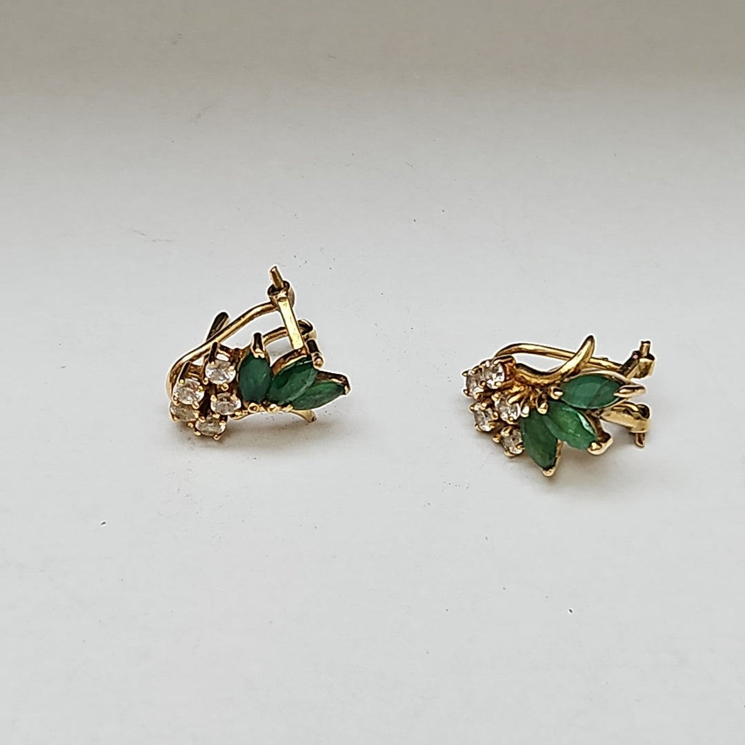 ARETES PAR ORO 14 K 4 GRMS (SEMINUEVO)