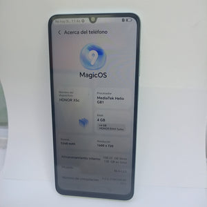 CELULAR HONOR X5C NLA-LX3 (2025) 128 GB 4 GB RAM (SEMINUEVO)