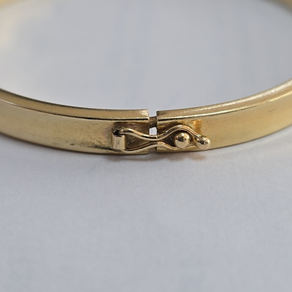 PULSERA RIGIDA ORO 14 K 9,10 GRMS (SEMINUEVO)