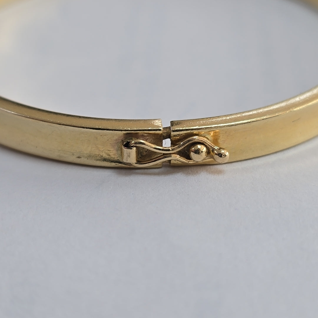 PULSERA RIGIDA ORO 14 K 9,10 GRMS (SEMINUEVO)