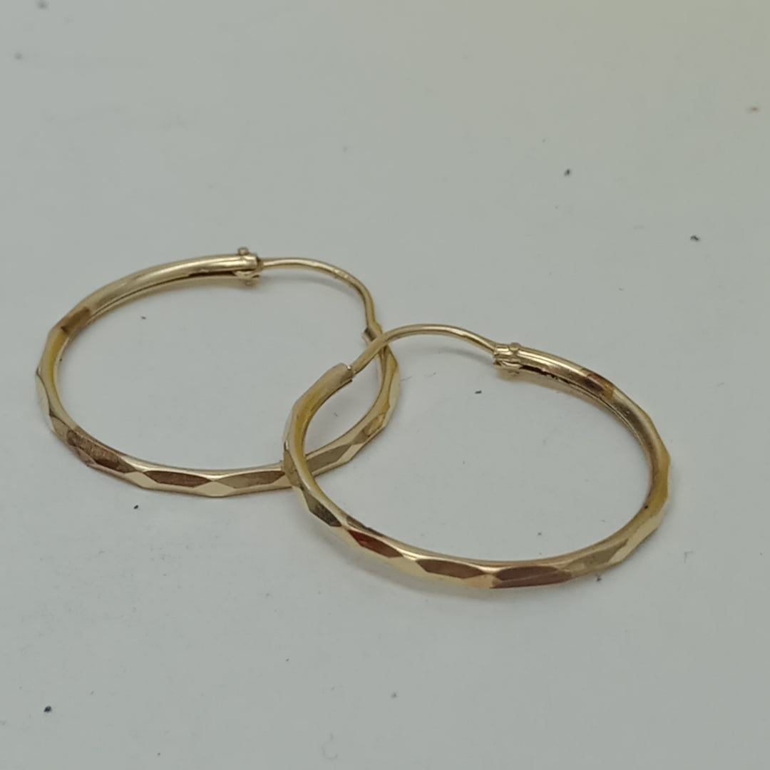 ARRACADAS PAR ORO 14 K 1,60 GRMS (SEMINUEVO)