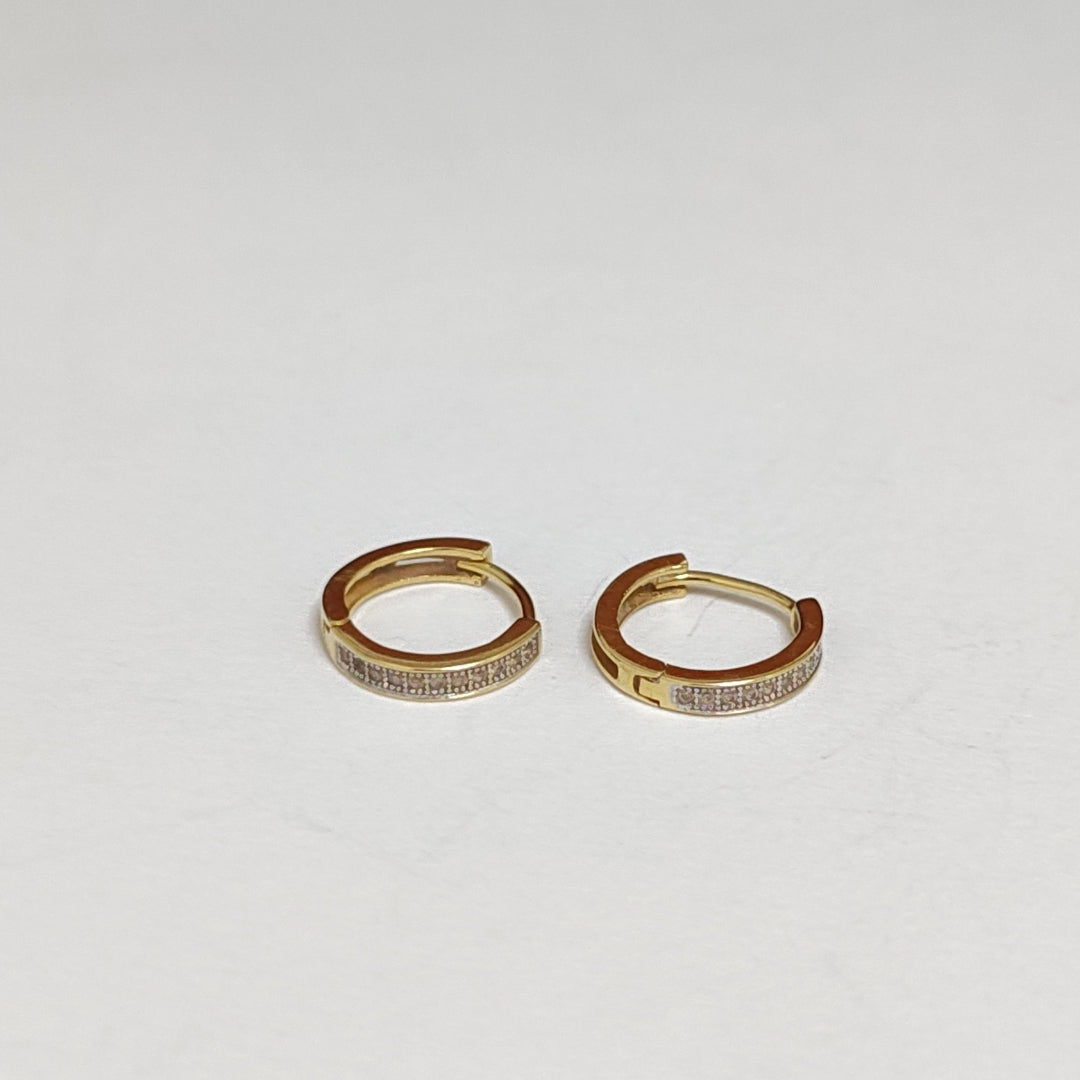 ARRACADAS PAR ORO 14 K 1.6 GRMS (SEMINUEVO)
