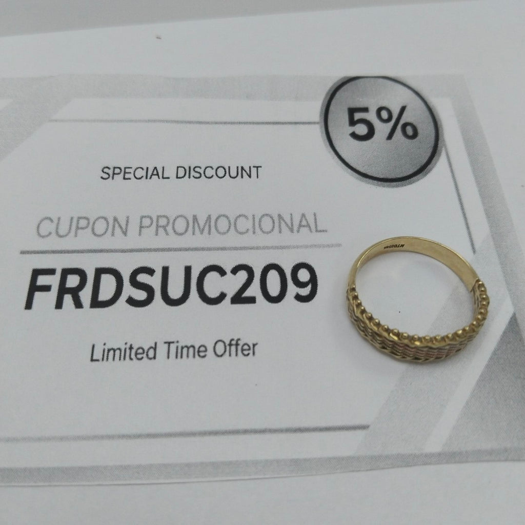ANILLITO ORO 14 K 3,80 GRMS (SEMINUEVO)