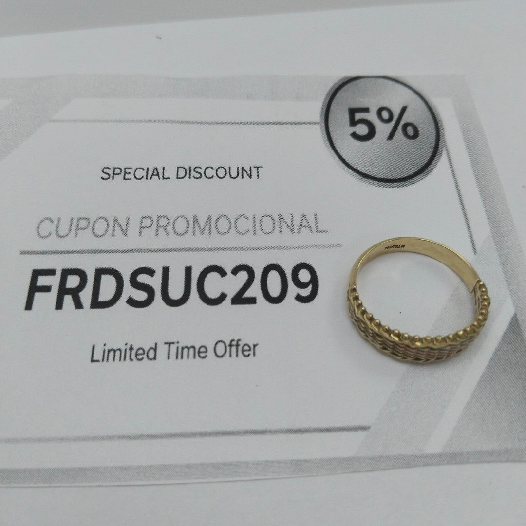 ANILLITO ORO 14 K 3,80 GRMS (SEMINUEVO)