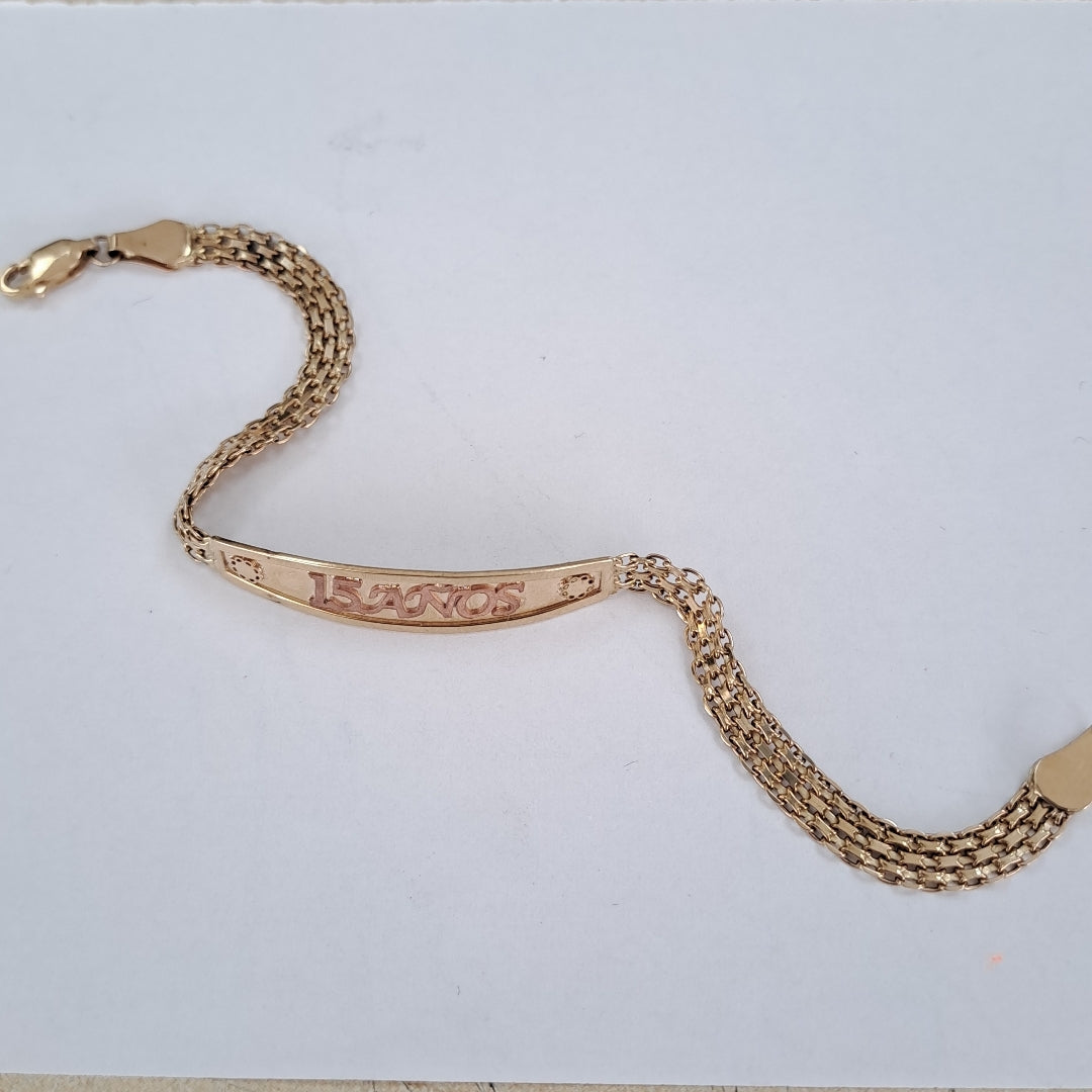 ESCLAVA ORO 10 K 5 GRMS (SEMINUEVO)