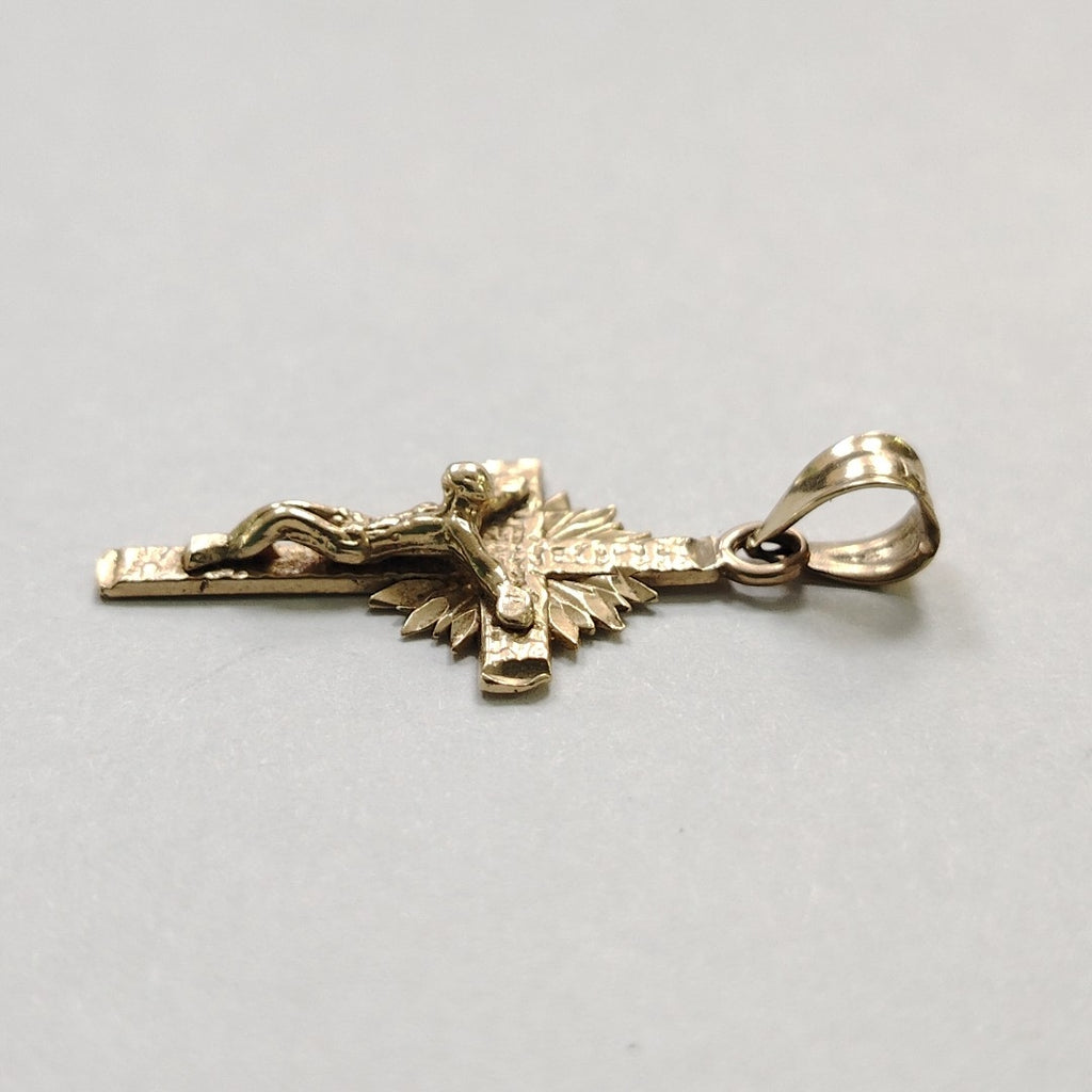 CRUCIFIJO ORO 14 K 2.8 GRMS (SEMINUEVO)