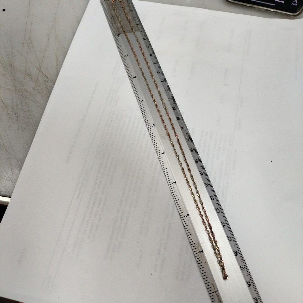 CADENA ORO 14 K 2.6 GRMS (SEMINUEVO)