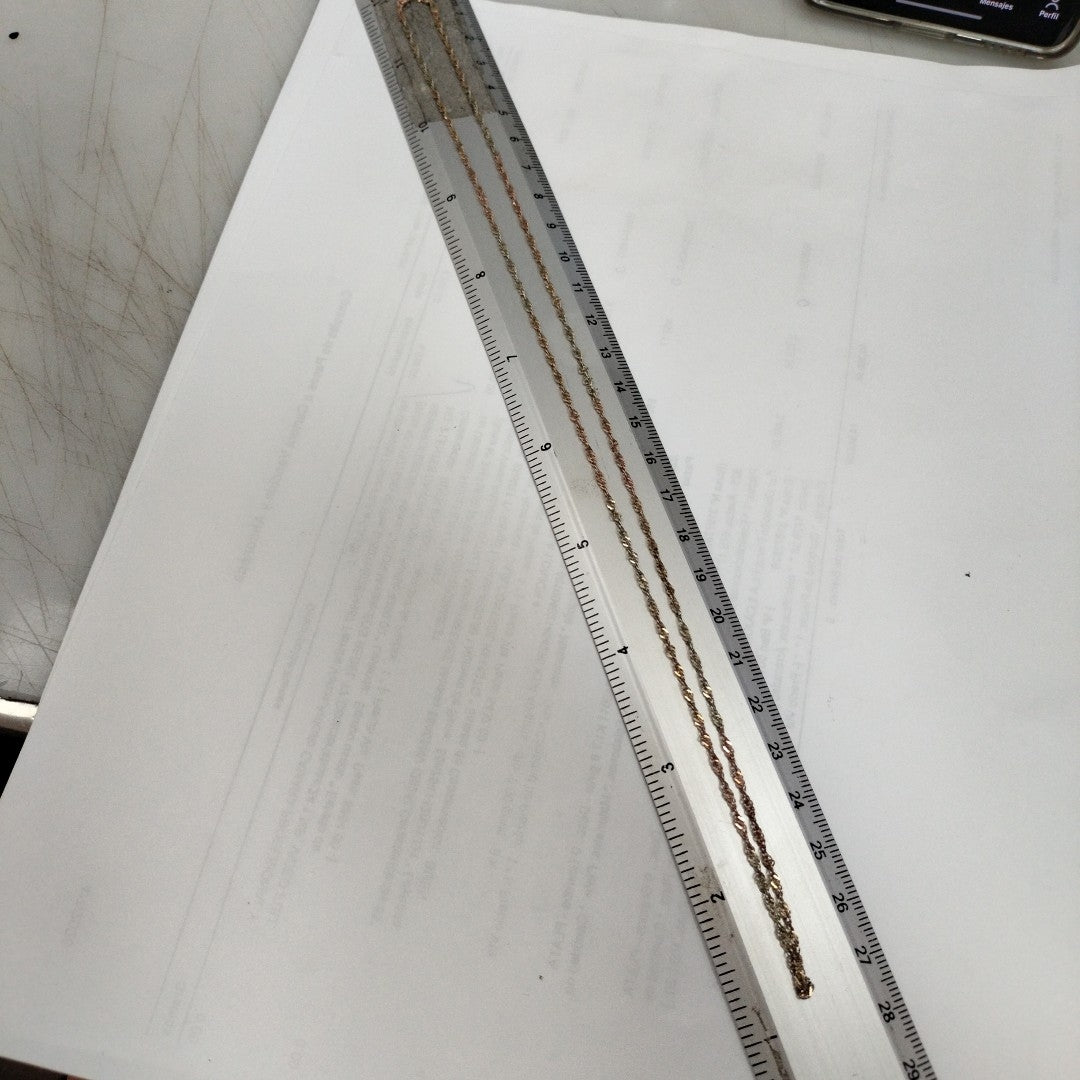 CADENA ORO 14 K 2.6 GRMS (SEMINUEVO)