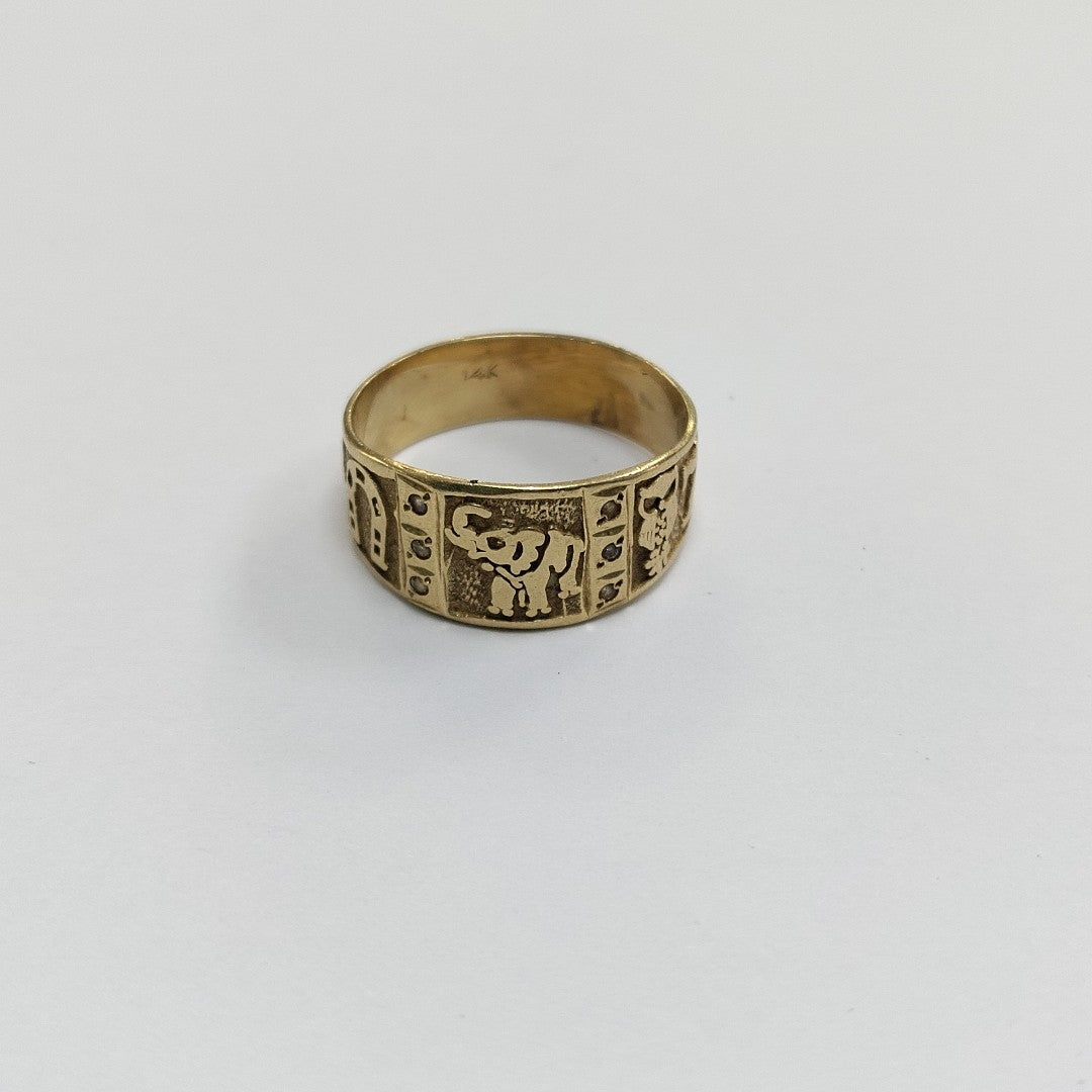 ANILLO ORO 14 K 3.7 GRMS (SEMINUEVO)
