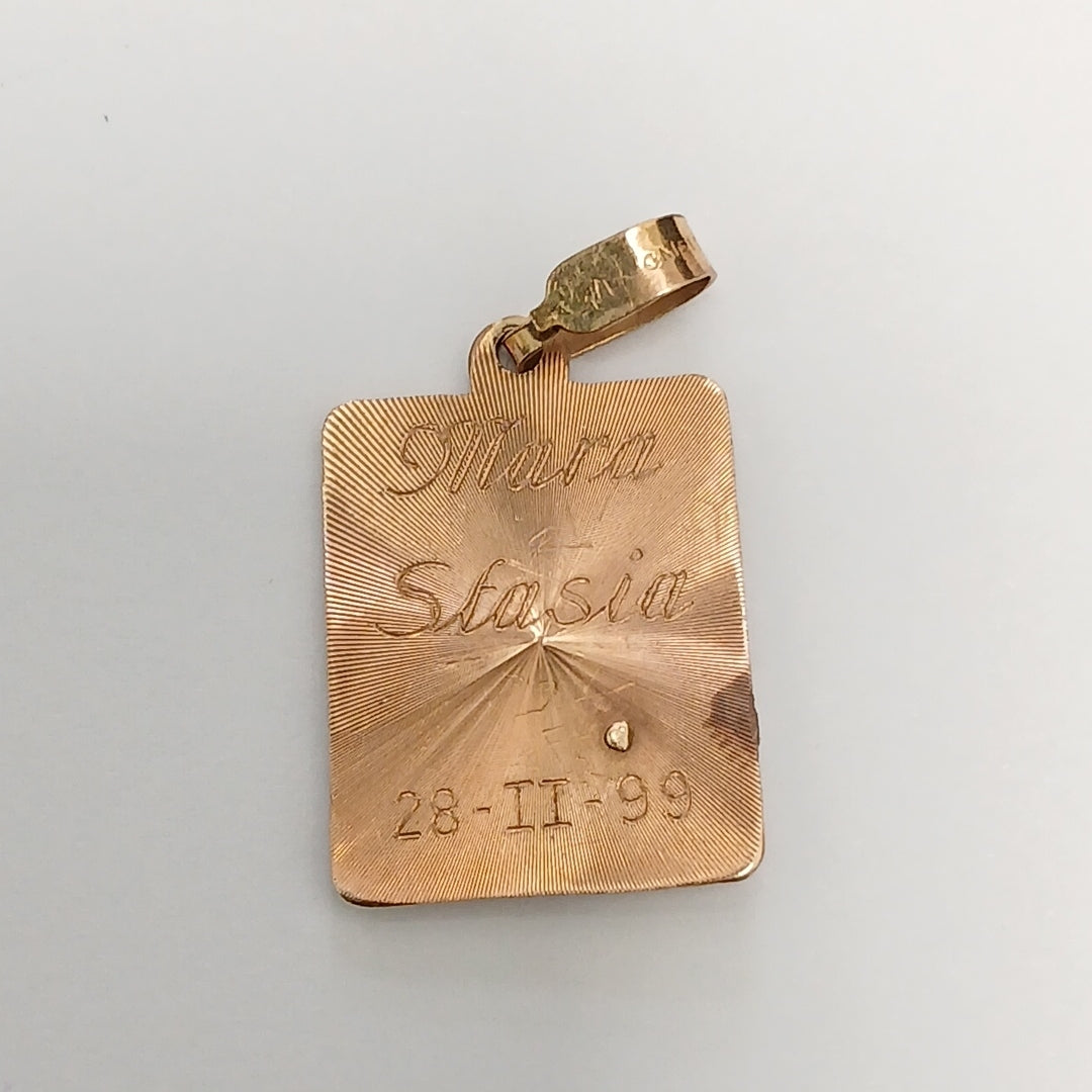 MEDALLA PERSONAL ORO 14 K 1,70 GRMS (SEMINUEVO)