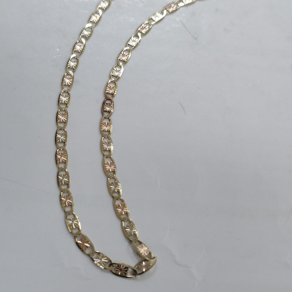 CADENA ORO, ORO COMBINADO 10 K 6.3 GRMS (SEMINUEVO)