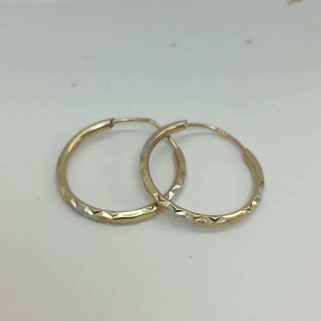 ARRACADAS PAR ORO 14 K 1.2 GRMS (SEMINUEVO)