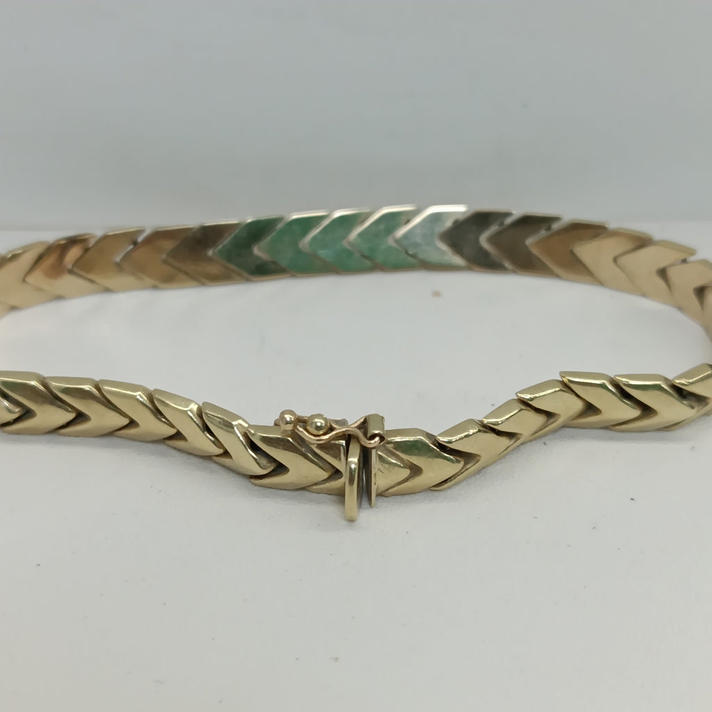 PULSERA ORO 14 K 13.5 GRMS (SEMINUEVO)