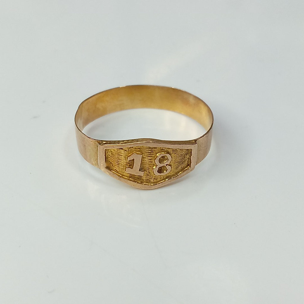 ANILLO ORO 8 K 1.5 GRMS (SEMINUEVO)