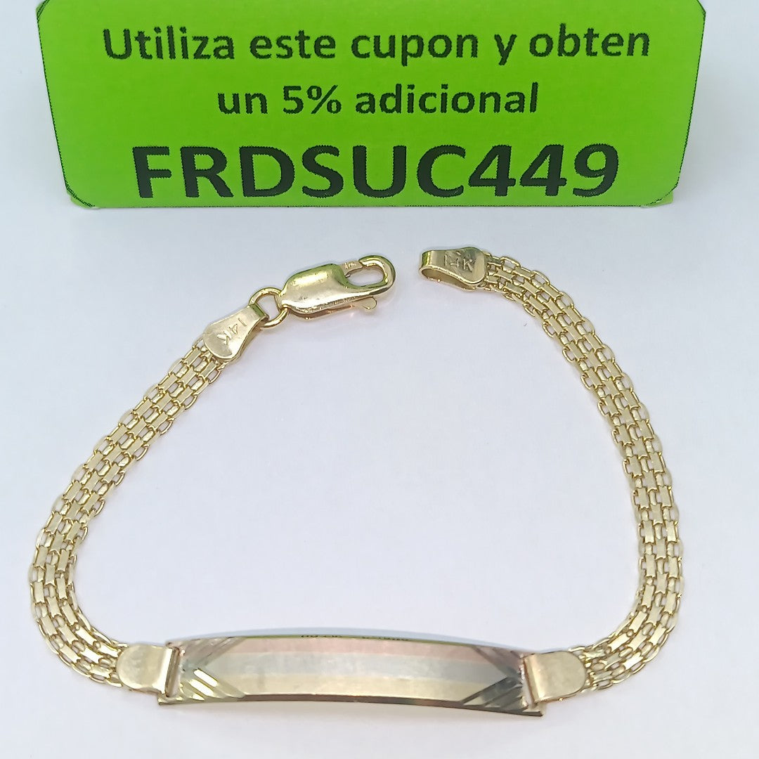 ESCLAVA ORO 14 K 4.1 GRMS (SEMINUEVO)