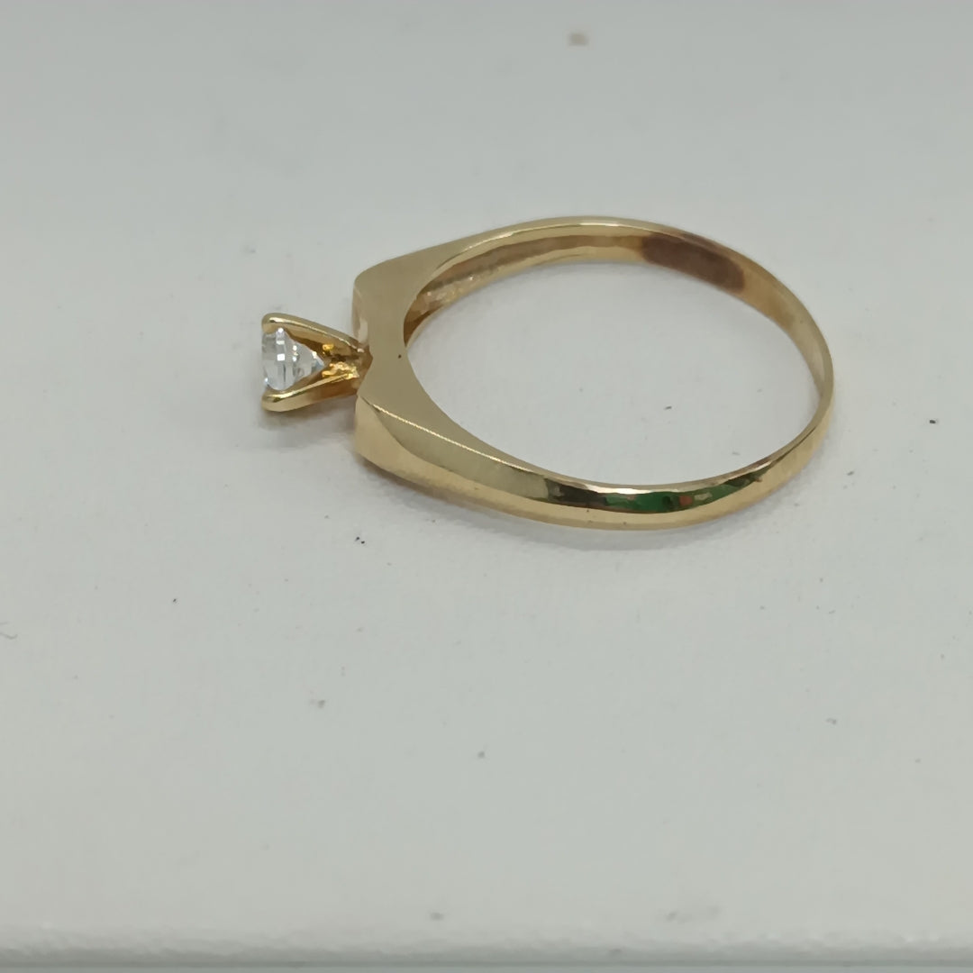 SOLITARIO ORO 14 K 2.1 GRMS (SEMINUEVO)