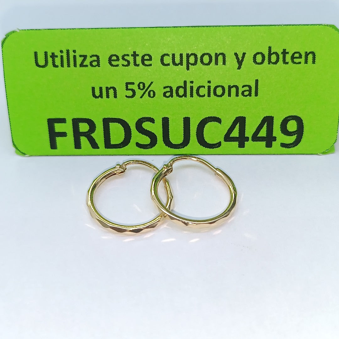 ARRACADAS PAR ORO 10 K 0.8 GRMS (SEMINUEVO)