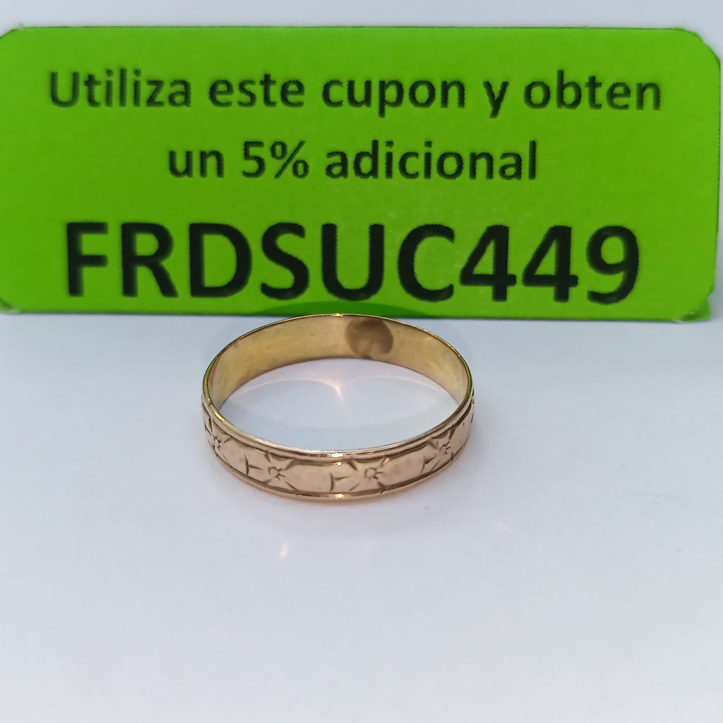ARGOLLA ORO 10 K 1.4 GRMS (SEMINUEVO)