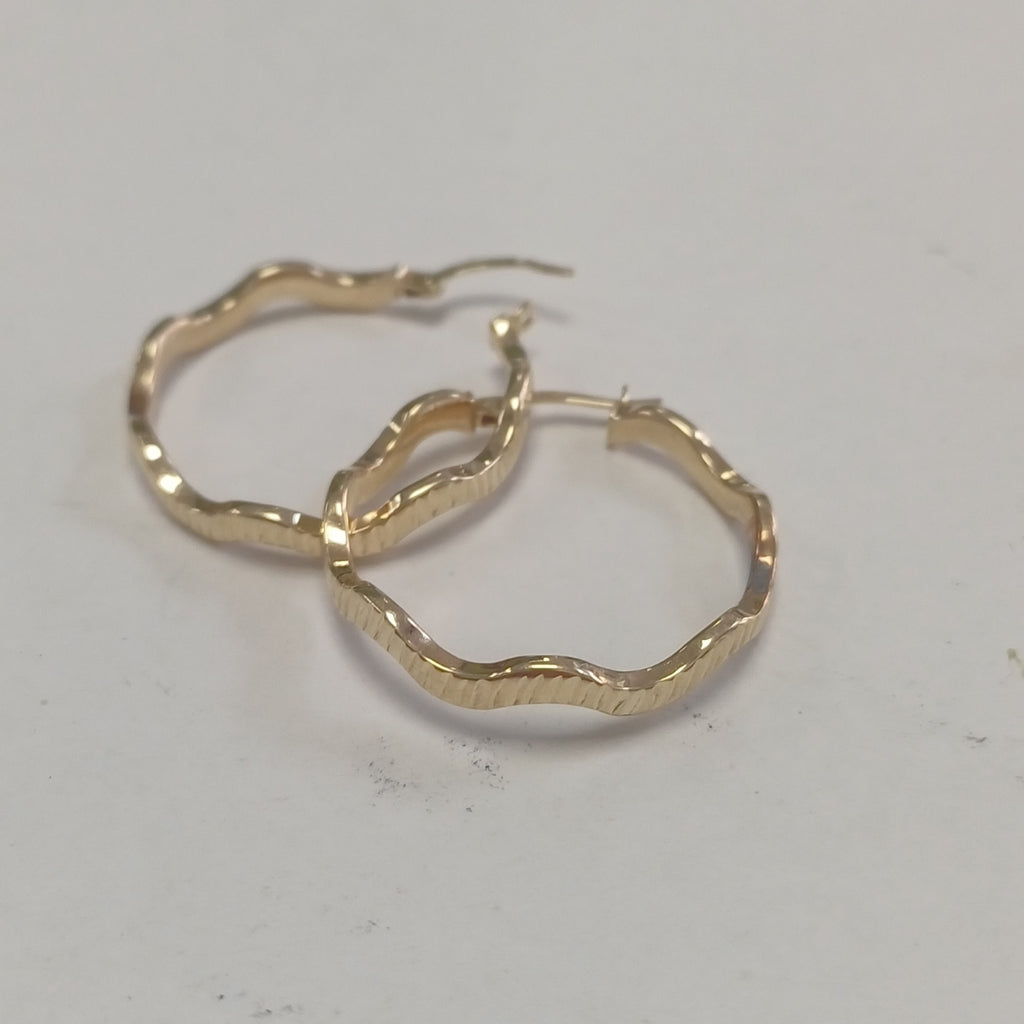 ARRACADAS PAR ORO 14 K 2.9 GRMS (SEMINUEVO)