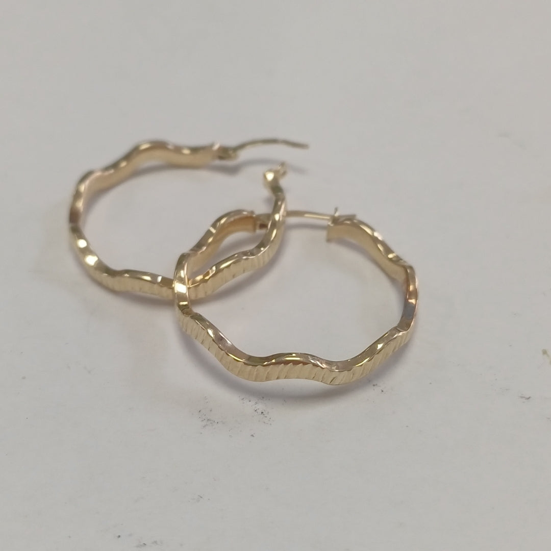 ARRACADAS PAR ORO 14 K 2.9 GRMS (SEMINUEVO)
