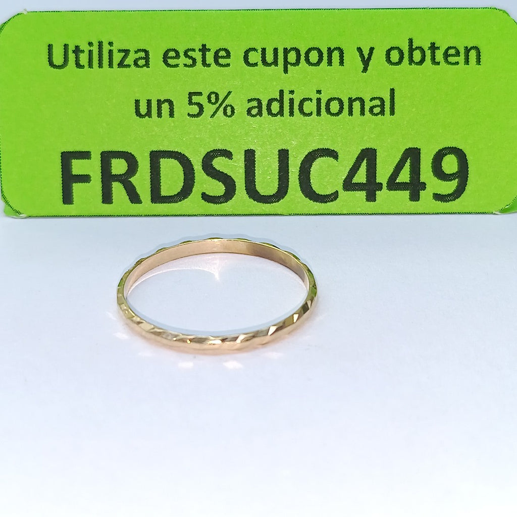 ARGOLLA ORO 14 K 0.9 GRMS (SEMINUEVO)