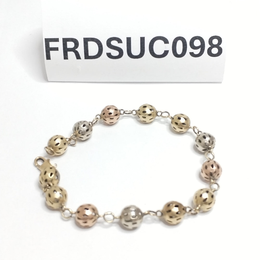 PULSERA ORO, ORO COMBINADO 14 K 7 GRMS (SEMINUEVO)