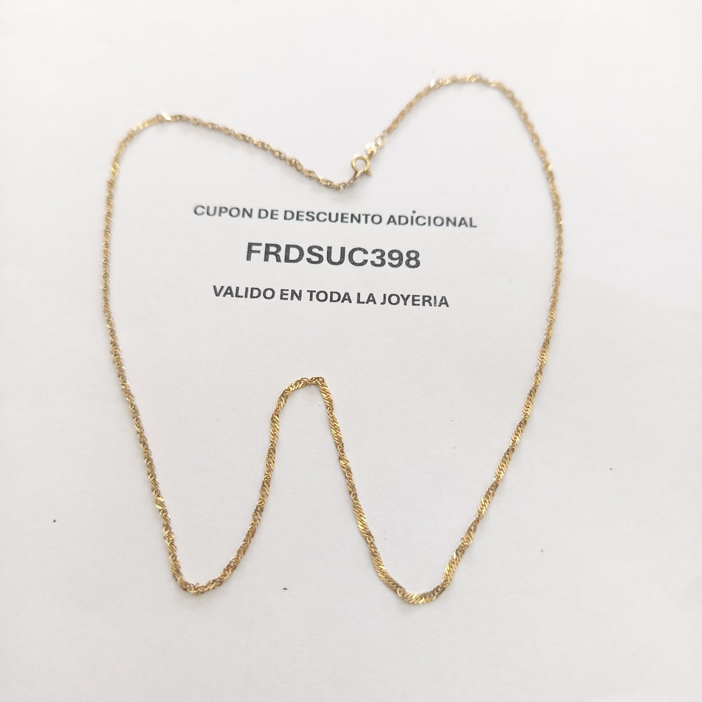 CADENA ORO 14 K 2 GRMS (SEMINUEVO)