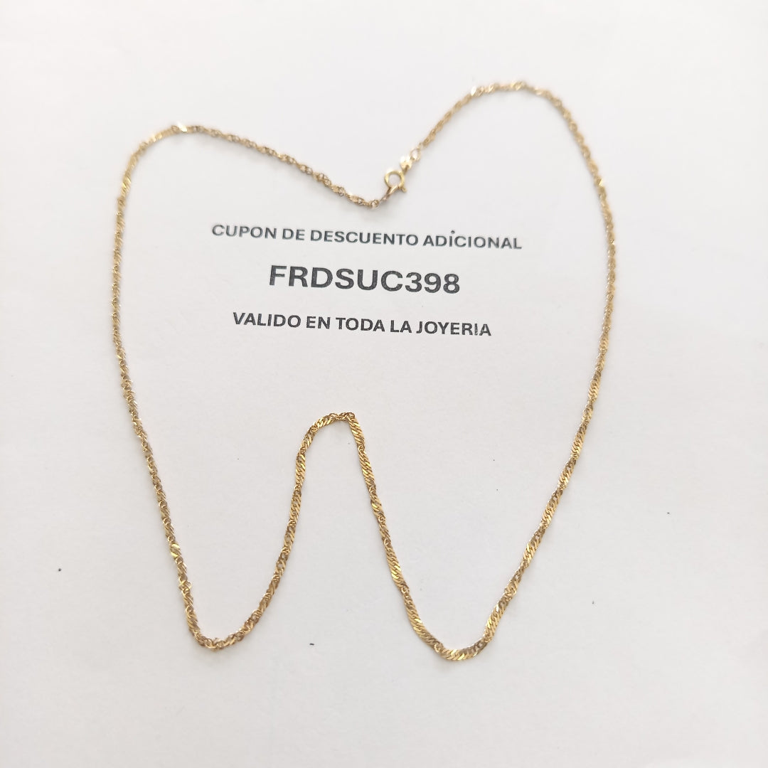 CADENA ORO 14 K 2 GRMS (SEMINUEVO)