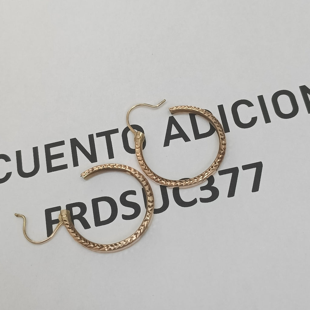 ARRACADAS PAR ORO 8 K 2,10 GRMS (SEMINUEVO)