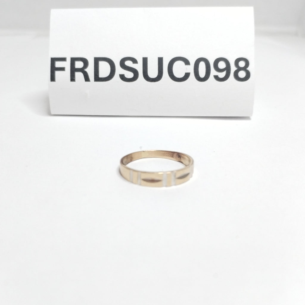 ANILLITO ORO COMBINADO 10 K 1,50 GRMS (SEMINUEVO)