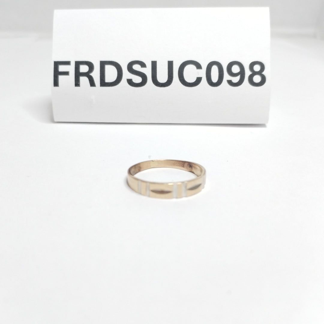 ANILLITO ORO COMBINADO 10 K 1,50 GRMS (SEMINUEVO)