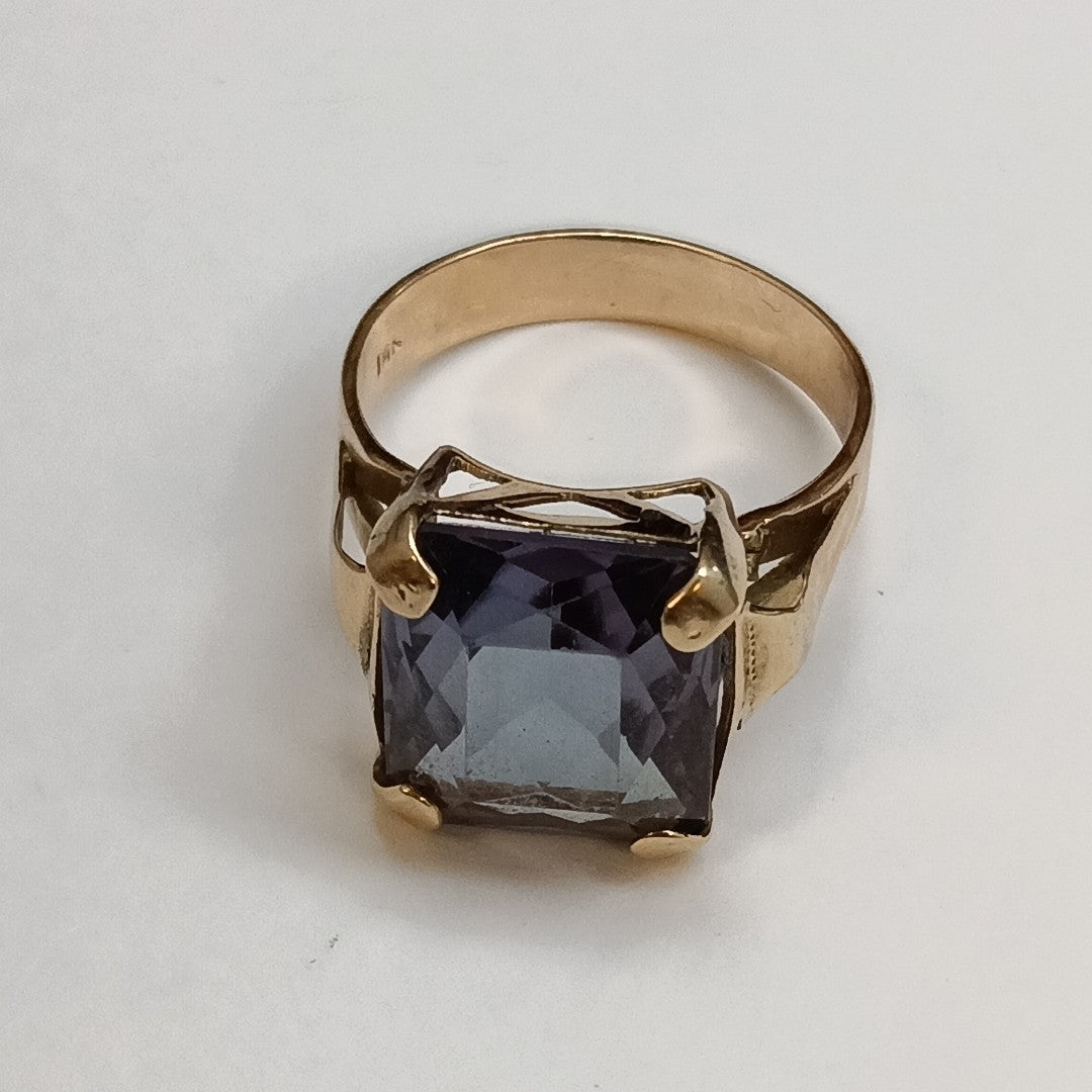 ANILLO ORO 10 K 6,60 GRMS (SEMINUEVO)