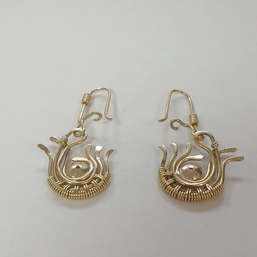 ARETES PAR ORO 14 K 5,70 GRMS (SEMINUEVO)