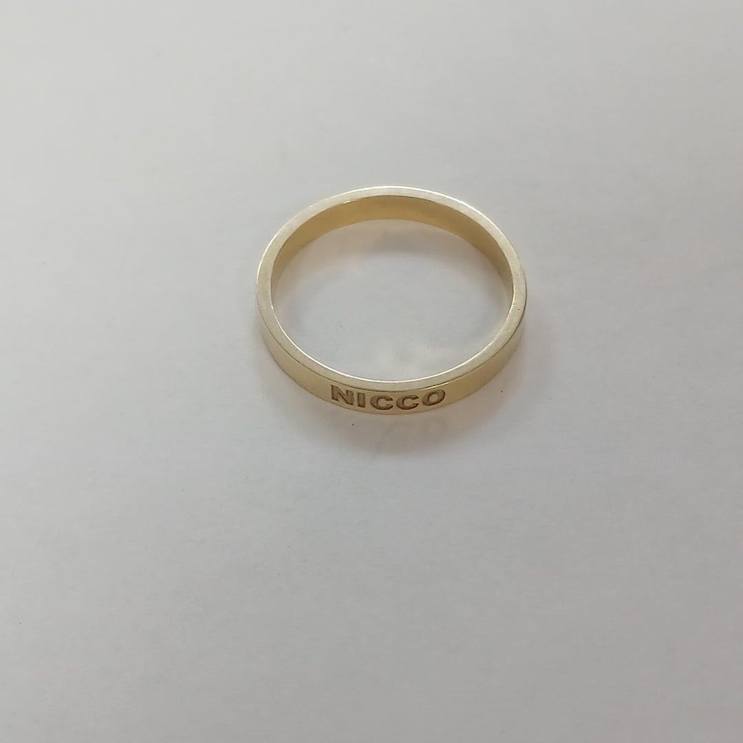 ARGOLLA ORO 14 K 3,10 GRMS (SEMINUEVO)