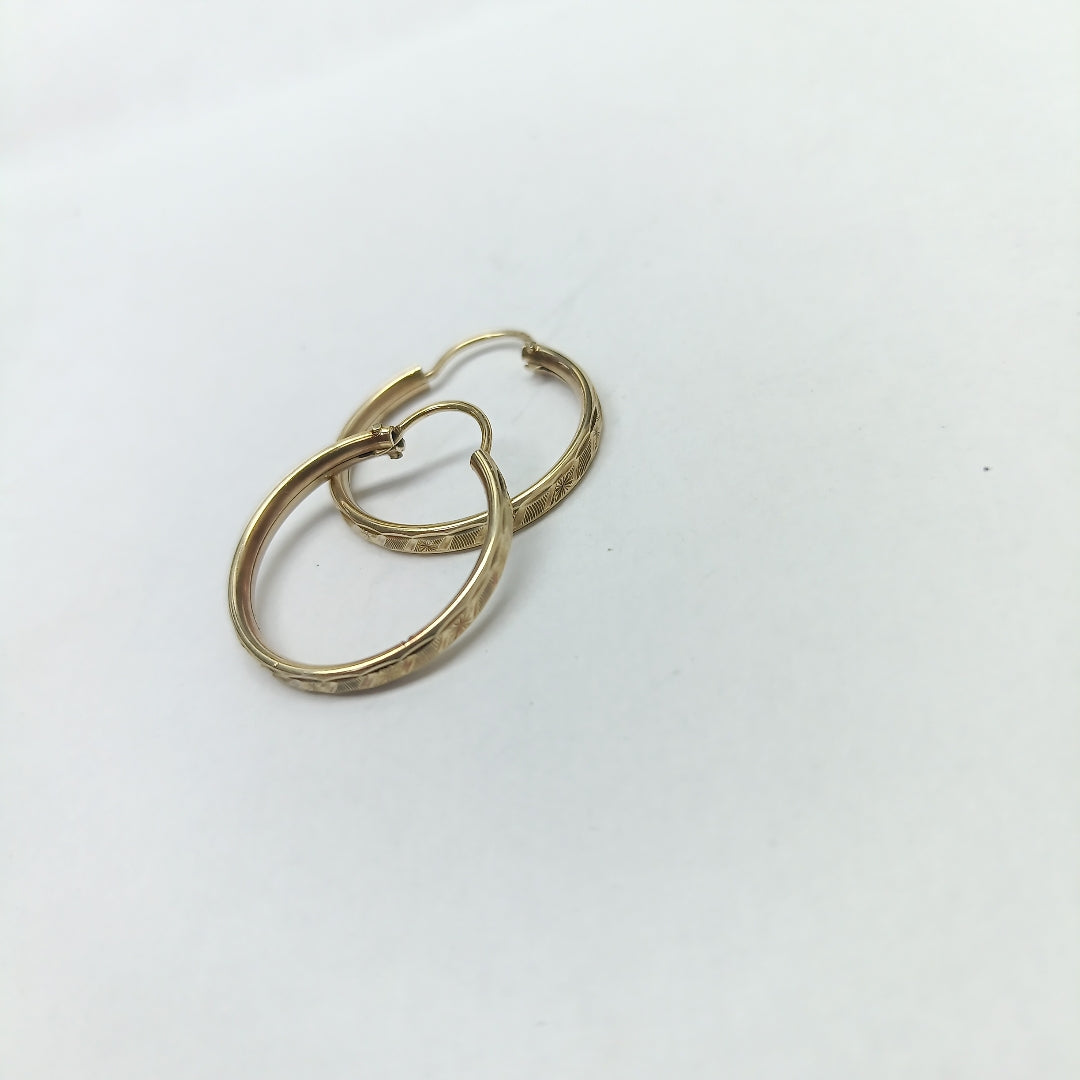 ARRACADAS PAR ORO 10 K 1,80 GRMS (SEMINUEVO)