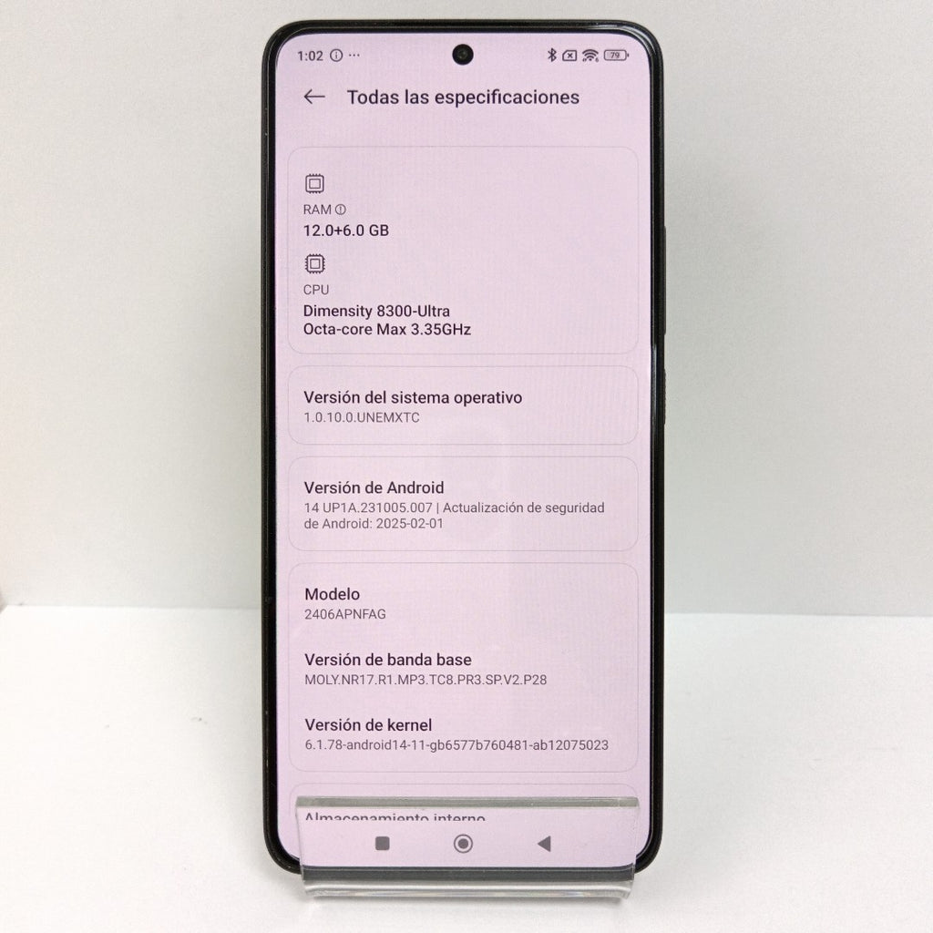 CELULAR XIAOMI 14T 5G 2406APNFAG (2024) 512 GB 16 GB RAM (SEMINUEVO)