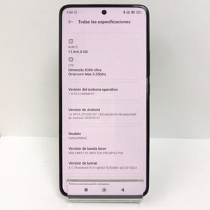 CELULAR XIAOMI 14T 5G 2406APNFAG (2024) 512 GB 16 GB RAM (SEMINUEVO)