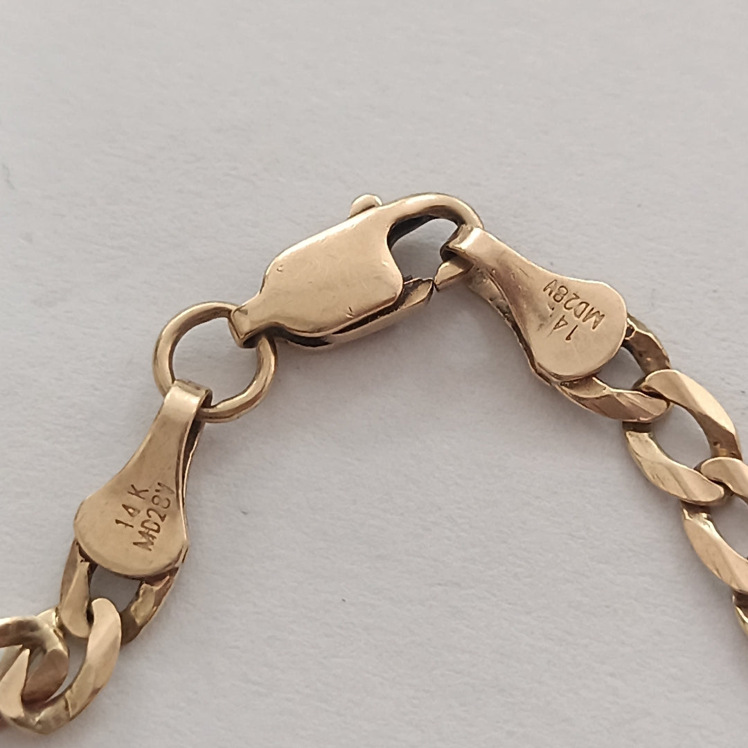 PULSERA ORO 14 K 4.6 GRMS (SEMINUEVO)