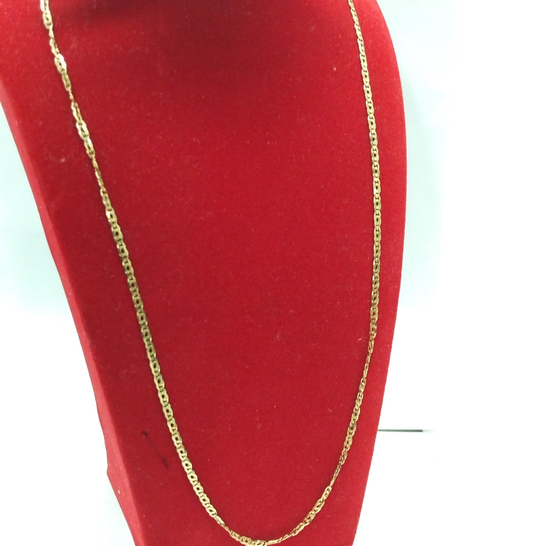 CADENA ORO, ORO COMBINADO 10 K 7.7 GRMS (SEMINUEVO)