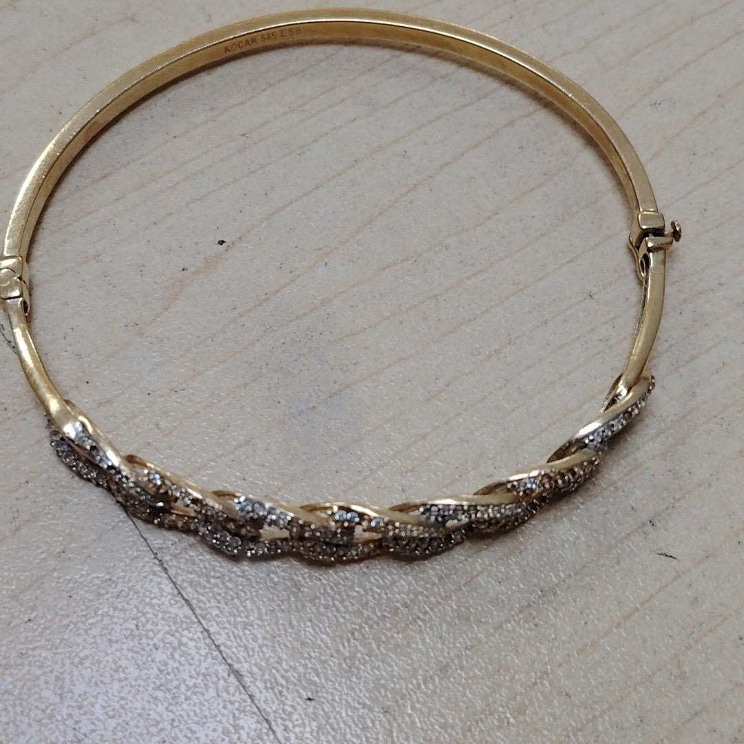 BRAZALETE ORO 14 K 8 GRMS (SEMINUEVO)