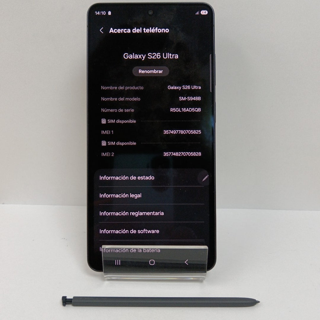 CELULAR SAMSUNG GALAXY S26 ULTRA SM-S948B (2026) 1 TB 16 GB RAM (SEMINUEVO)