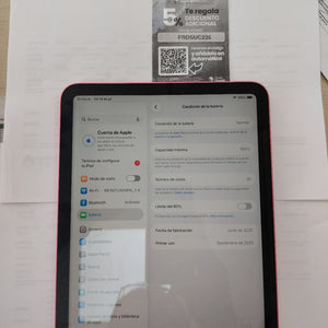 TABLETA APPLE IPAD A16 A3354 (2025) 128 GB 6 GB RAM (SEMINUEVO)