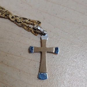 CADENA, CRUZ ORO 14 K 12.1 GRMS (SEMINUEVO)