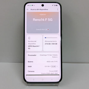 CELULAR OPPO RENO 14 F CPH2743 (2025) 256 GB 12 GB RAM