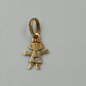DIJE ORO,ORO COMBINADO 14 K 0,40 GRMS (SEMINUEVO)
