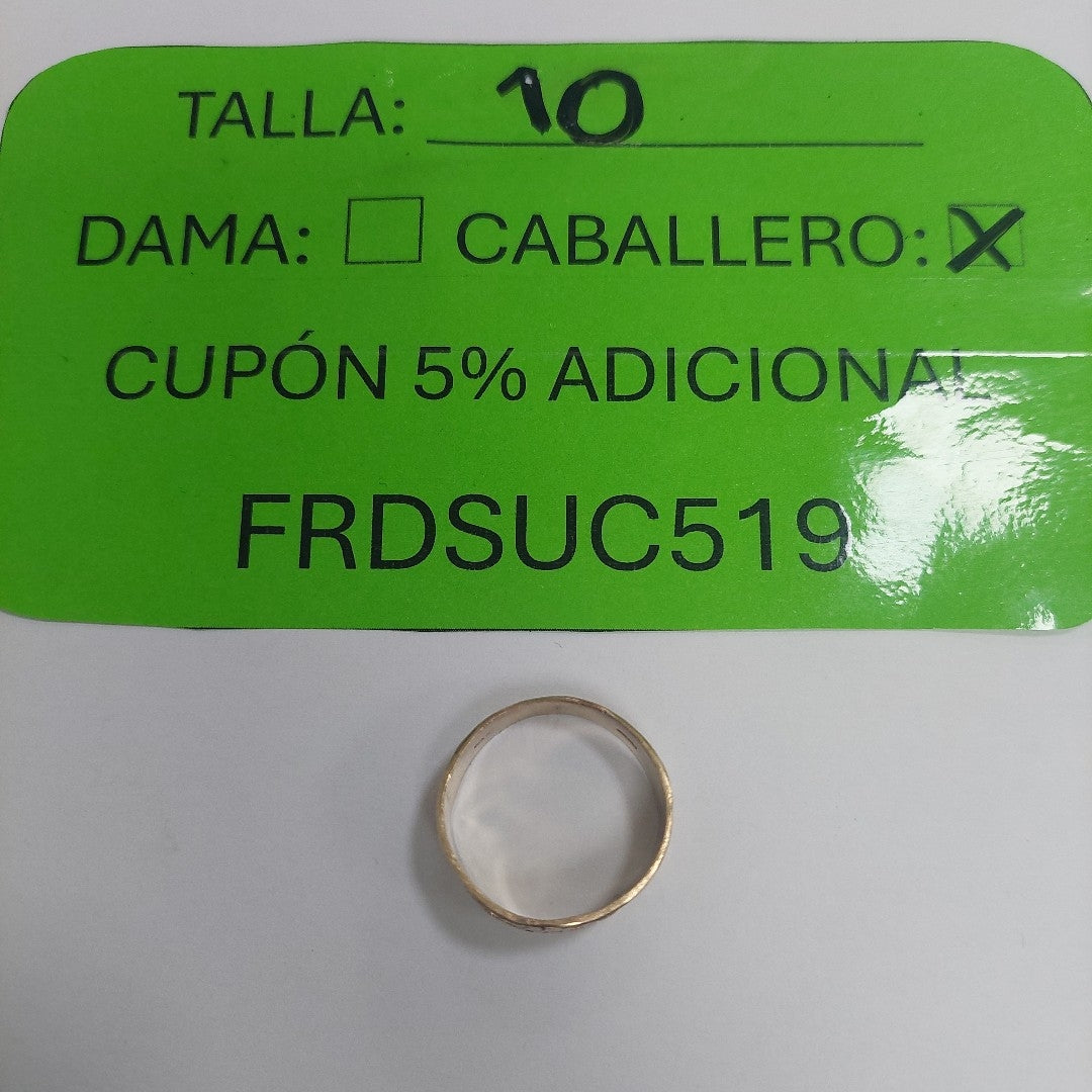 ANILLO ORO 10 K 3,90 GRMS (SEMINUEVO)