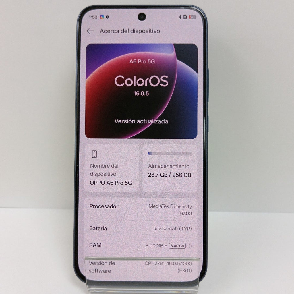 CELULAR OPPO A6 PRO CPH2781 (2025) 256 GB 8 GB RAM (SEMINUEVO)