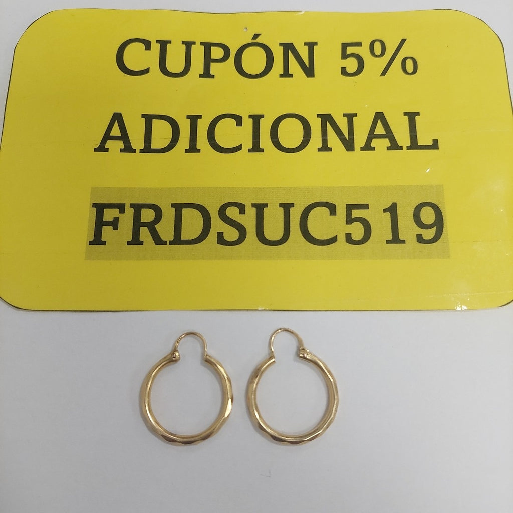 ARRACADAS PAR ORO 18 K 2,70 GRMS (SEMINUEVO)