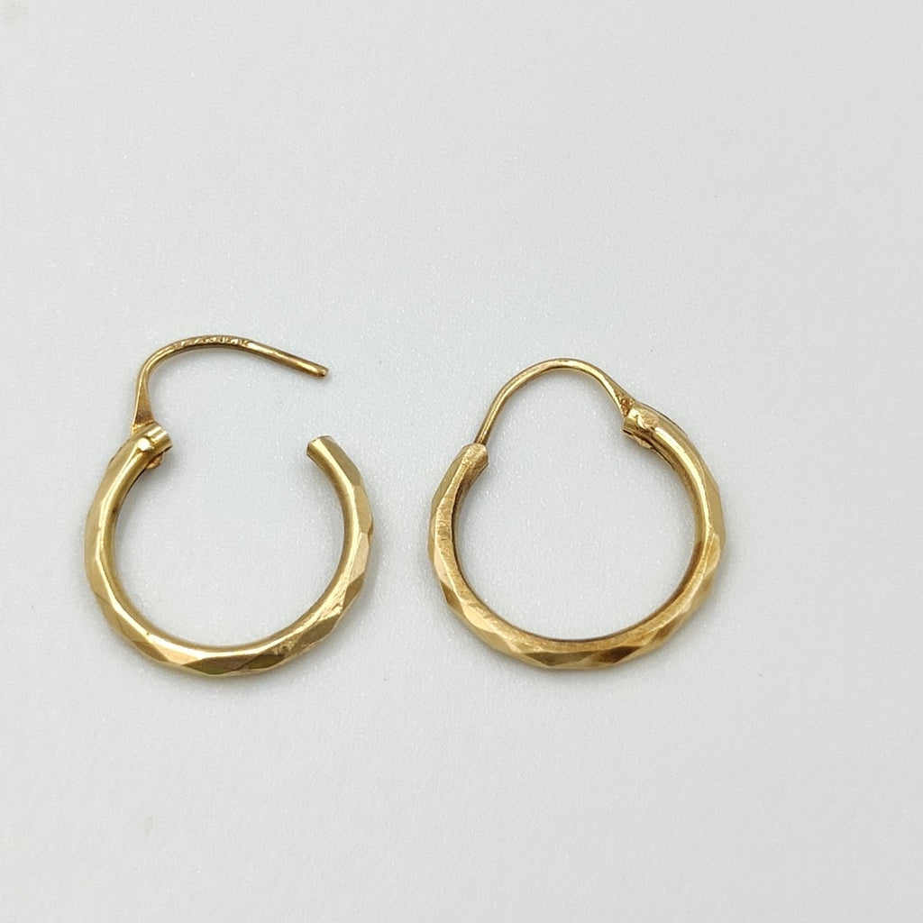 ARRACADAS PAR ORO 14 K 0,80 GRMS (SEMINUEVO)